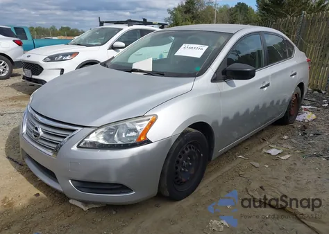 2014 Nissan Sentra S from USA, damaged, VIN 3N1AB7APXEY217431